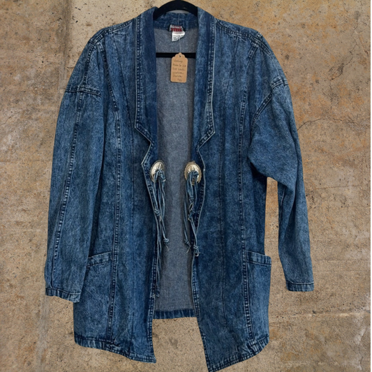 Vintage Dakota Western Denim Duster